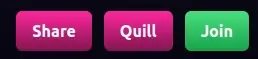 buttons, share, join, quill